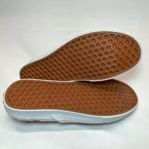 Vans Off The Wall Classic Red Checkerboard Slip-On Shoes 500714 Men 7 Women 8.5 - Picture 11 of 11